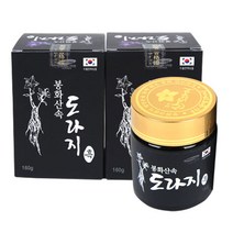 봉화산 속 흑 도라지 청 2병, 1개, 기본