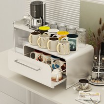 틈새슬라이딩 영양제보관함 슬라이딩수납함 서랍식 철제 영양제 틈새가구 서랍형 서랍장 선반, 아크릴도어선반-트럼펫