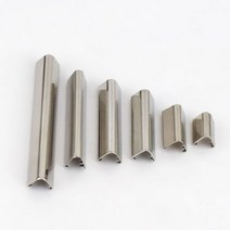 Meetee 10개 10-60mm 금속 스트랩 테일 클립 버클 멜빵 벨트 테일 클립 지갑 가죽 스토퍼 버클 코드 엔드 DIY 액세서리 리폼 수선, 60mm, 은