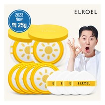 [엘로엘(화장품)] [엘로엘] 23년 최신상 1초보정 파데프리 플러스 빅 선쿠션 25g 본, 상세 설명 참조