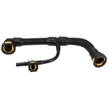 엔진 조끼 호스 실린더 헤드 커버 오일 브리더 파이프 1192wf for Peugeot 1007 SW 206 Citroen C2 C3 C4 E, 01 Black
