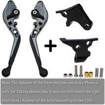 로고 포함 MSX CNC 알루미늄 바이크 오토바이 접이식 확장형 브레이크 클러치 레버 혼다 MSX125 125 Grom 2014 -, [03] A4 B4 C1 D1