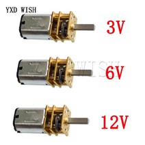 DC 3V 6V 12V GA12-N20 미니 메탈 기어 모터 휠 35RPM 70RPM 105RPM 140RPM 감속기, 140 RPM