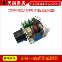 모터속도조절기 서보 수중 감속기 2000W 4000W 사이리스터 거버너 모터 220V 전자 전압 조정기 디밍 서모 스탯 속도 조절 모듈, 2000W 사이리스터 고전력 전자