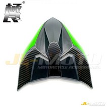 가와사키 닌자650 Z650 17-22년 호환 리어 캐노피 커버, 카본패턴+그린