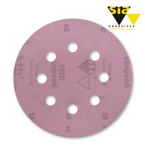 시아 정품 1950 필름 샌딩페이퍼 125mm 8홀 1500방 50개입 샌딩사포 원형페이퍼