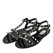 [발렌티노] [명품]로로모다 락스터드 플랫 여성 샌들 2S0H38 PVS 0NO 2S0