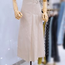 핑크피그 밸티드 플리츠 스커트