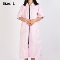 애견 미용 가운 위생복 피부관리사 유니폼 애완 동물 작업복 방수 비 스틱 헤어 손질 정장 고양이와 개 목욕 뷰티, Short sleeve pink-L
