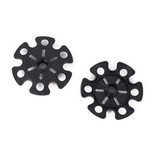 스키폴 스키장비야외 등산 트레킹 폴 팁 스노우 플레이크 진흙 스키 바구니 워킹 캡 가드 교체 하이킹, 01 2pcs