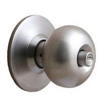 원형 보급형 방문 손잡이 열쇠형 실버 C-01, 1개