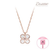 [다이아미] 로즈 미러 14K골드목걸이 APC0640N (F)