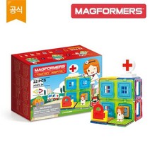 짐보리 맥포머스 맥포머스 타운 병원 세트 22PCS