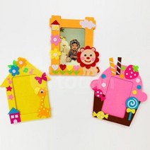 [SJ] 학교 놀이수업 영유아 펠트부직포 액자 학습놀이 만들 ( SJ 69000EA ), 본상품