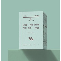리베브 퓨어 활성엽산 800 4세대 액티브엽산 한국콜마 임산부영양제 2개월분 60정 비타민B 비타민D 임신초기 임신준비 수유부, 2박스(4개월분)
