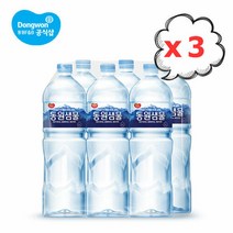 동원F&B 동원샘물 생수 2L 18병(6병x3팩), 단품없음