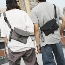 [바보사랑] 남자 여자 캐주얼 스트릿 크로스백 가방