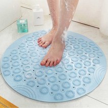 풋브러쉬 노인 임산부 손 안쓰고 서서씻는 풋 세척 매트 발마사지 발각질제거, 민트