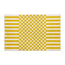 욕실 벌집매트 북유럽 스타일 거실 체커보드 침실 레트로 푹신하고 부드러운 어린이 바닥 홈 플러시 격자 무늬 깔개, 24.C - 200x300cm