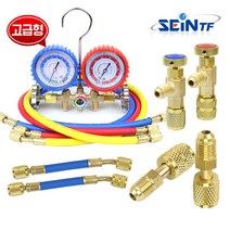 세인티에프 매니폴드게이지 냉매게이지 R22 R410 에어컨 가스 주입, 선택03-1. 냉매게이지세트(R22), 1개