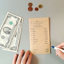 디자인 문구 크라프트 체크리스트 봉투 5매, one