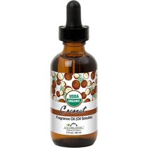 미국 코코넛 향 오일_오일 가용성_USDA 인증 _촛불 비누 만들기 샴푸 컨디셔너 바디 오일 버터 공예 DIY 프로젝트 소기업용_2floz, Coconut