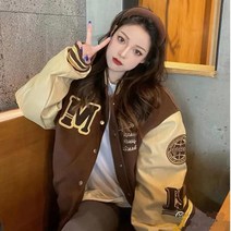 SURBORT 빈티지 스타디움 점퍼 남녀 공용 점퍼