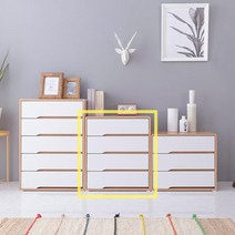 600 침실 옷방 다용도 수납활용 4단서랍장 악세사리 안방 예쁜 모던 거실, 화이트