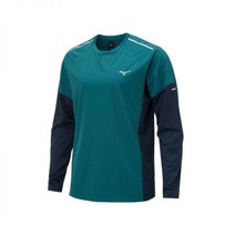 미즈노 런닝 HYBRID SHIRTS32YA3501 딥그린