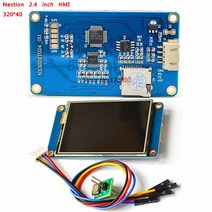 LCD 모듈 2.4 2.8 3.2 3.5 인치 Nextion HMI 지능형 스마트 USART UART SPI 터치 TFT LCD 모듈 디스플레이, 한개옵션1, 02 Nextion 2.4 inch HMI