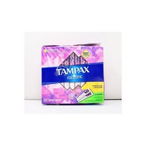[정품] Tampax Radiant Assorted Plastic Tampons Unscented 28 Count