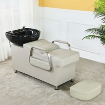 미용실 샴푸 의자 이발소 침대 고급 살롱 샴푸대 체어 바버샵 헤드스파 머리감는의자 세면대, P