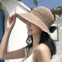 보슈 여성 여자 썬캡 자외선차단 선캡 여름모자 밴딩 등산모자 돌돌이 모자