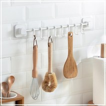 공간샵 무타공 접착식 부착식 씽크대 싱크대 주방 주방용품 국자 조리 도구 기구 정리 걸이 걸이대 거치대