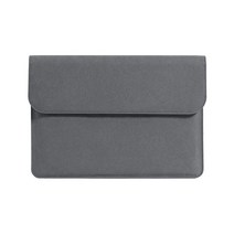 [수납형16인치파우치] 리빙토픽 심플 에어백 미니 부착식 서랍 노트북 가방, 블랙