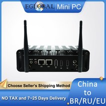 산업용 컴퓨터 PC 2022 eglobal 핫 팬리스 미니 인텔 코어 i5 8265u16gb ddr4 256gb ssd wifi가 장착 된 8 세대 m8a-8265u, 램 16기가 256기가 SSD, 코어 i5 8265u