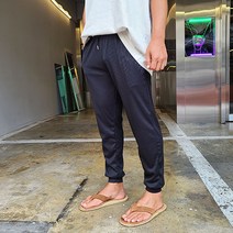 일이오 남자 봄 여름 가을 플리츠 밴딩 조거팬츠