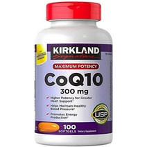 커클랜드 시그니처 코큐텐 Coq 10300mg 100알 소프트젤 코엔자임 큐텐 Q10, 1통개, 1팩(100정)