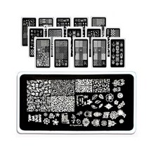 알투링크 셀프젤네일 네일스탬핑 스퀘어 이미지판 플레이트 스탬프세트, 1세트, B 세트(11~20번)