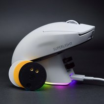 해외 직배송 세트구성 유니파드 superlight 마우스 지슈라 호환 무선 충전독 GPW GPX G403 G502 G703 G903 HERO 검수 출고, J.패키지 RGB 없는 버전