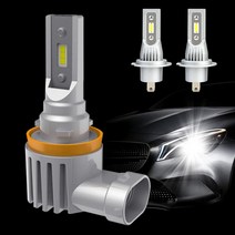 킴코 다운타운125 오토바이 V10 LED 전조등 바이크 헤드라이트, H8