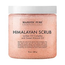 MAJESTIC PURE 히말라야 솔트 바디 스크럽 리치 오일 솔트 스크럽 각질 딥 클렌징 - 10