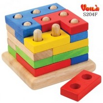 브알라 IQ 입체블럭 S204F, 혼합 색상, 15피스