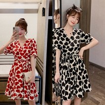 녕동 여름 여성의류 여름 원피스 캐주얼 시폰 롱원피스 빅사이즈 여성 +사은품