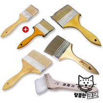 페인트 리스 도배 막 수성 브러쉬 미장 양모 평, 페인트 평붓 막붓 브러쉬 5인치