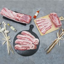 초록한돈 친환경 무항생제 돼지고기 삼겹살 2kg (500g 4팩), 1개, 구이1kg+수육1kg