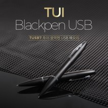 빅드림 TUI 블랙펜 USB 볼펜 16G 기가 기념품 단체선물, 단품