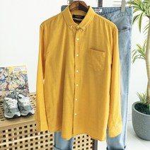 여름 린넨 바이오워싱 무지 세미 오버핏 셔츠