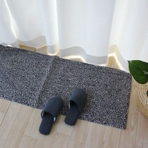 [천삼백케이] [샤이닝홈] 샤인 주방 발매트 코코L 러그, 그레이