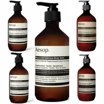 [AESOP] 이솝 핸드크림 바디크림 에이솝 500ml 5종, 레저렉션 아로마틱 핸드크림